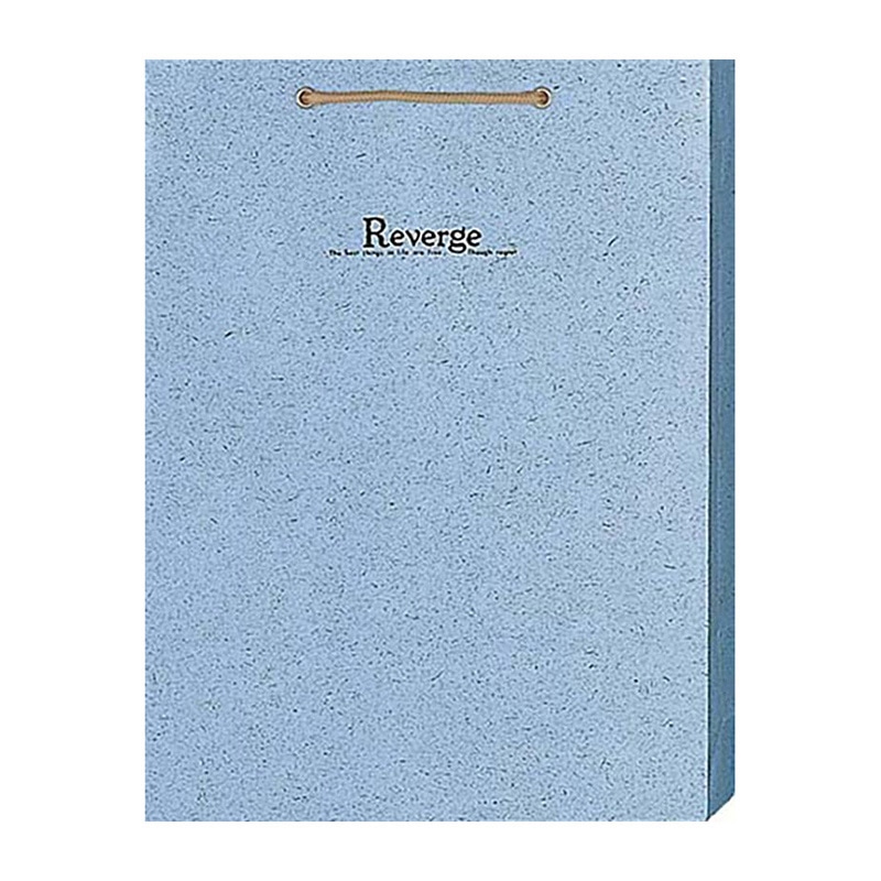 ラクスルクラフツ 手提げ紙袋 リバージュ LP ブルー 90000805 10枚/袋（ご注文単位10袋）【直送品】