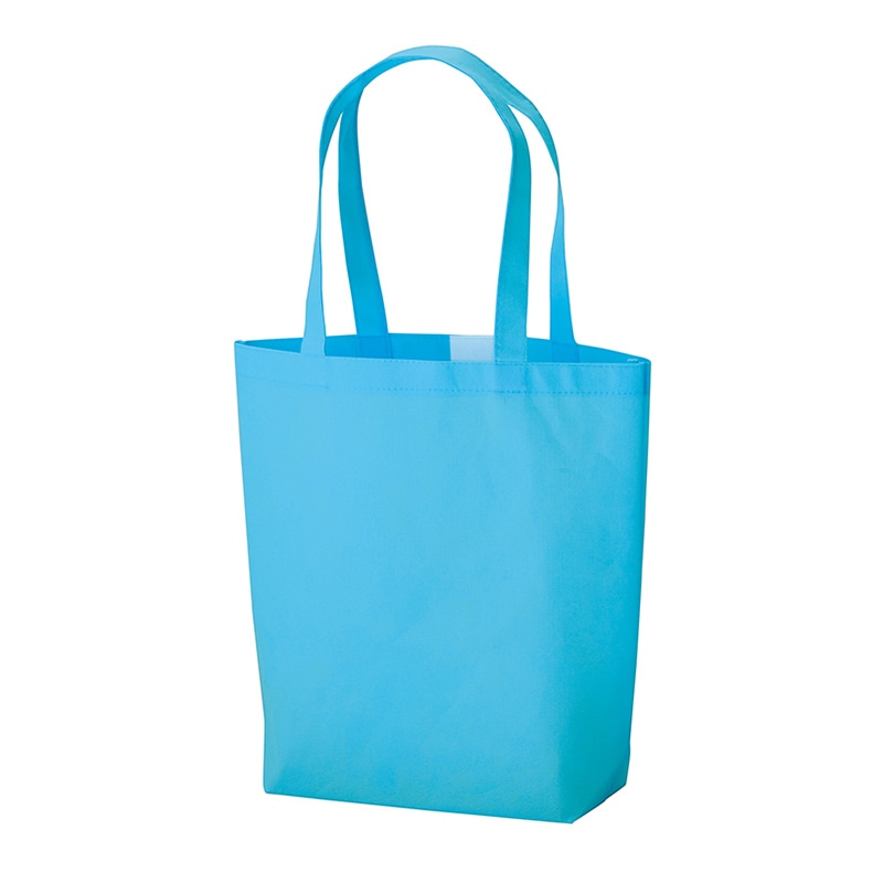 ラクスルクラフツ 不織布バッグ ソフトバッグ TOTE-M スカイブルー 90381024 10枚/袋（ご注文単位10袋）【直送品】