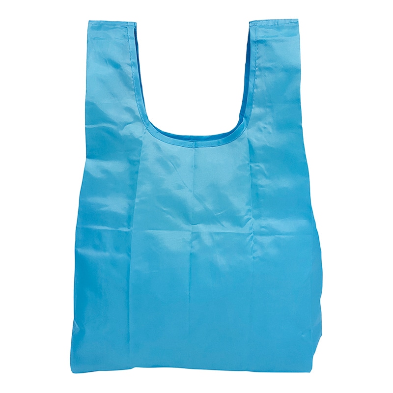 ラクスルクラフツ ECO コンパクトマイバッグ S スカイブルー 90320024 1個（ご注文単位100個）【直送品】
