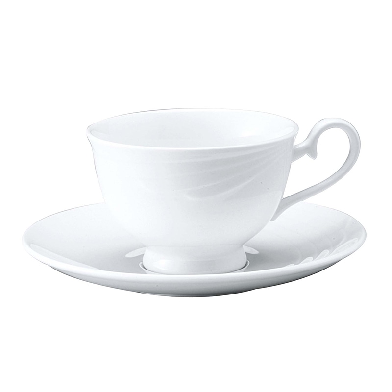 アミューズホワイト 高台コーヒー碗 BA200-870 1個(ご注文単位1個)【直送品】