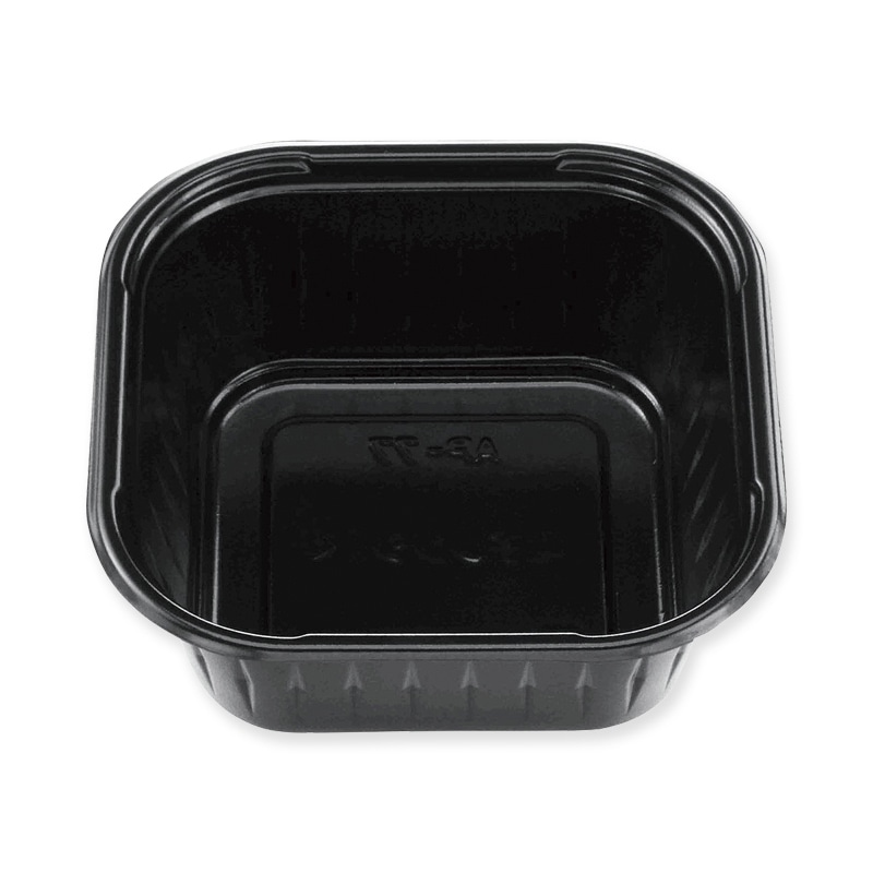 エフピコチューパ 丼・お重容器 AP角丼 AP-77 本体 黒 50枚/袋