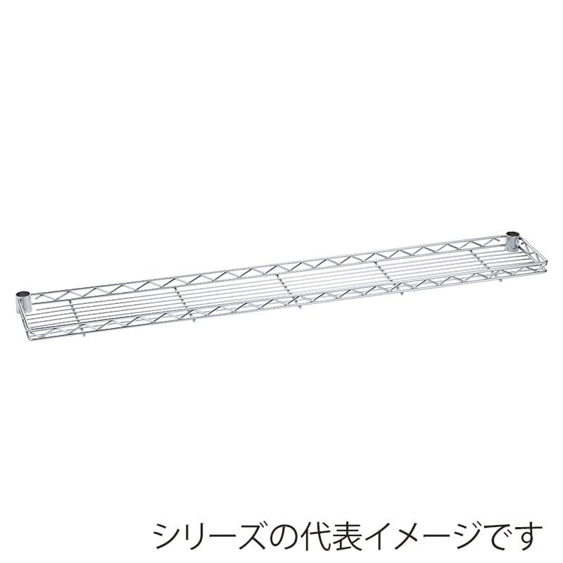 エレクター シェルフパーツ　ベーシック　ハーフシェルフ 750mm用　クローム  1枚（ご注文単位1枚）【直送品】