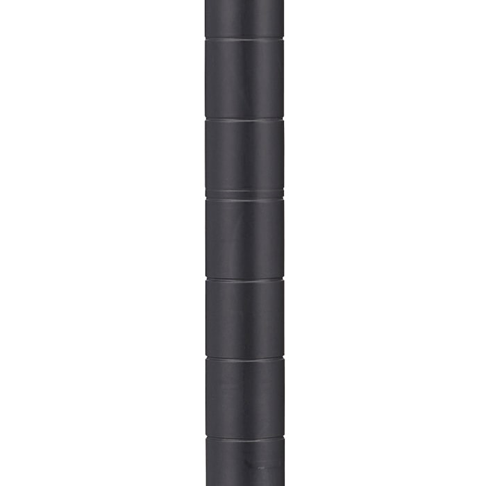 エレクター シェルフパーツ ベーシック ポール 1600mm ブラック 2本入 1組(ご注文単位1組)【直送品】