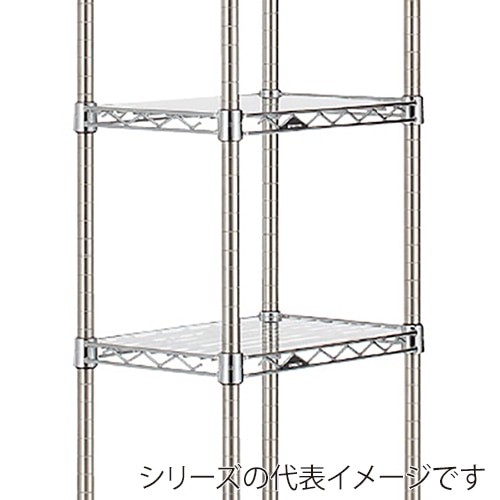 エレクター シェルフパーツ ベーシック アクリル板 W600×D300mm用 クリア 1枚(ご注文単位1枚)【直送品】