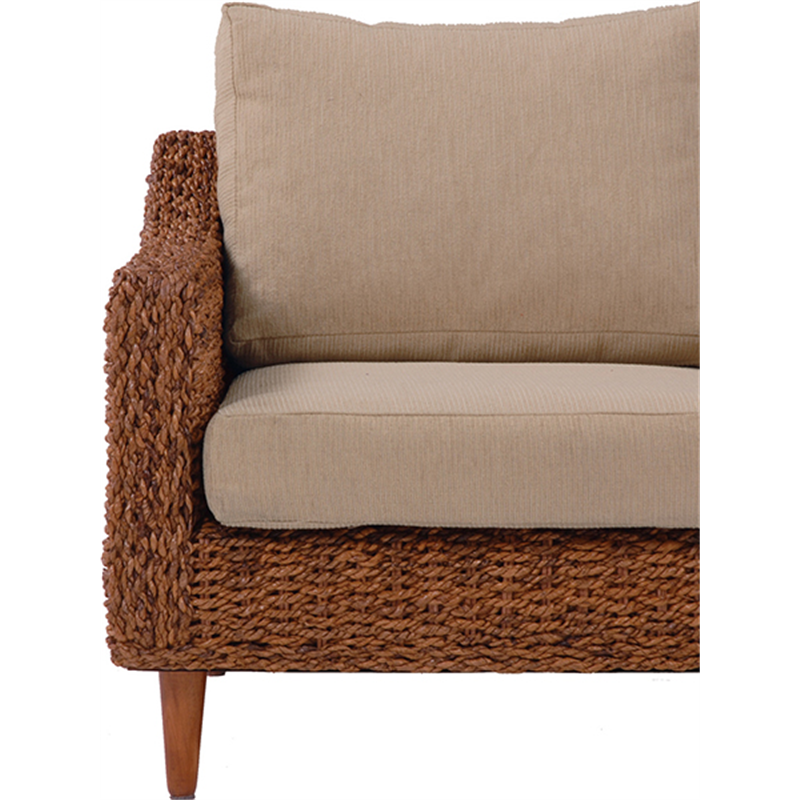 萩原 アバカ2人掛けソファー ナチュラル RL-1430NA-2C 1台（ご注文単位1台）【直送品】