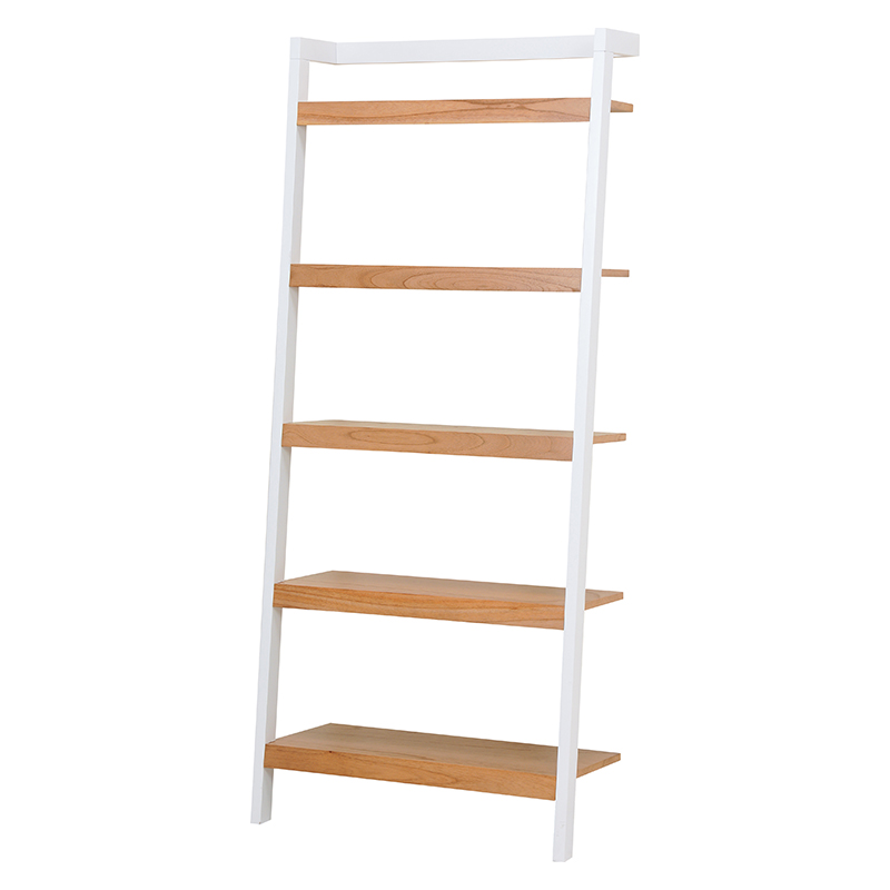 萩原 オープンラック　幅80cm　5段 ホワイト RCC-1772WH 1台（ご注文単位1台）【直送品】