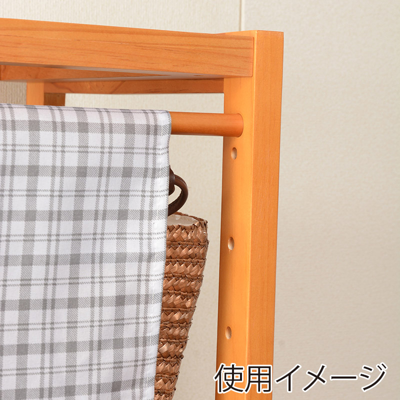 萩原 冷蔵庫ラック 幅59cm ナチュラル MCC-5047NA 1台(ご注文単位1台)【直送品】