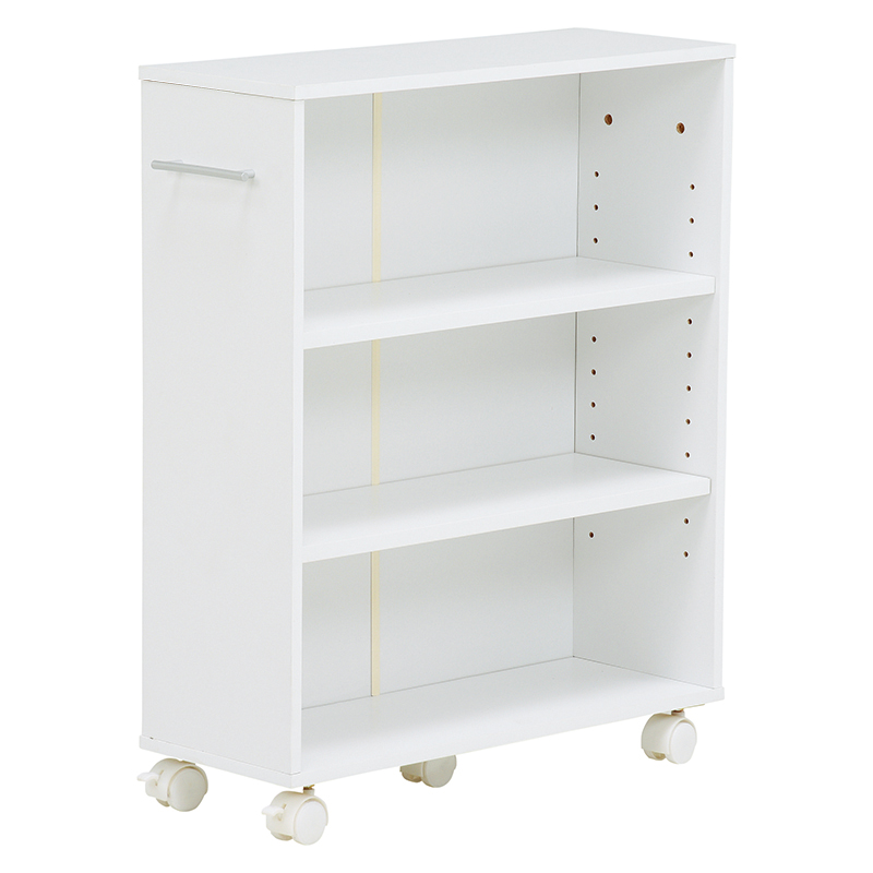 萩原 マガジンラック 幅55cm M ホワイト RCC-1021WH-M 1台(ご注文単位1台)【直送品】