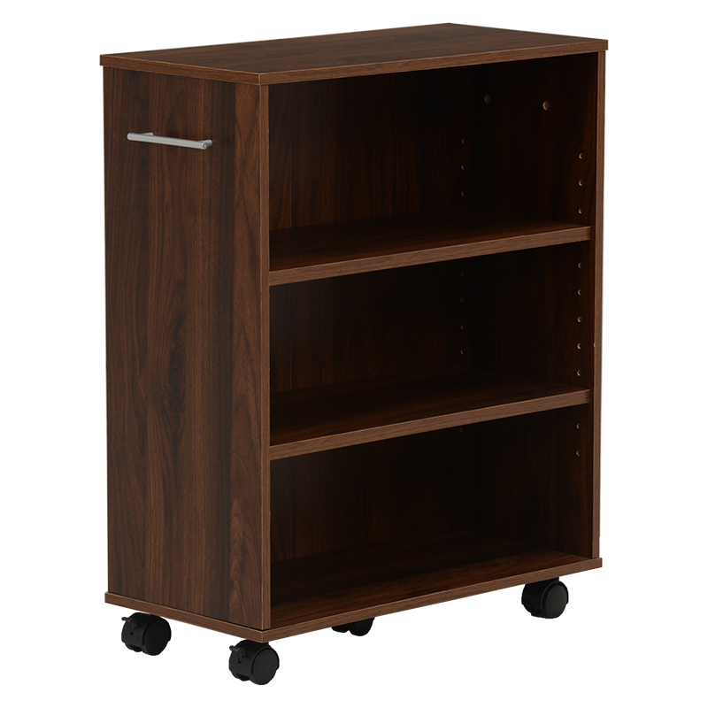 萩原 マガジンラック 幅55cm L ブラウン RCC-1021BR-L 1台(ご注文単位1台)【直送品】