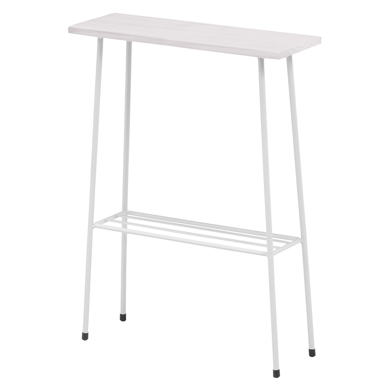 萩原 スリムマルチラック　幅40cm ホワイト KR-3852WH 1台（ご注文単位1台）【直送品】