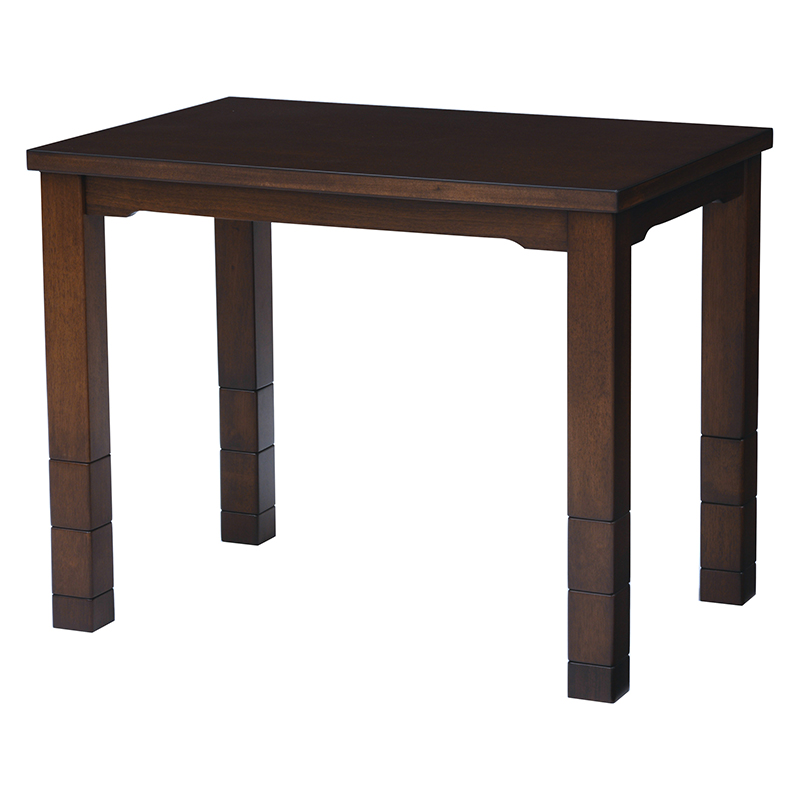 萩原 ダイニングこたつ3点セット　90×60cm ダークブラウン KOT-7311-960＋KC-7589 1セット（ご注文単位1セット）【直送品】