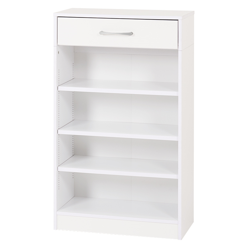 萩原 ブックラック　幅60cm ホワイト RCC-1707WH 1台（ご注文単位1台）【直送品】