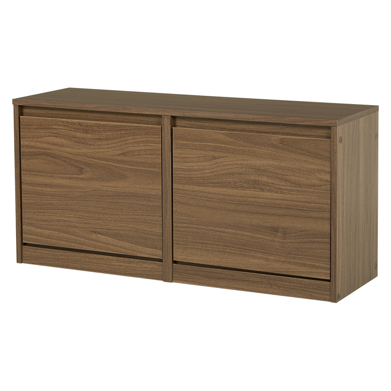 萩原 シューズ収納ベンチ 幅95cm ブラウン RSB-1554BR 1台(ご注文単位1台)【直送品】