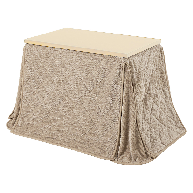 萩原 こたつ掛布団 ハイタイプ 90×60用 グレージュ ポカFH960-GG 1台（ご注文単位1台）【直送品】