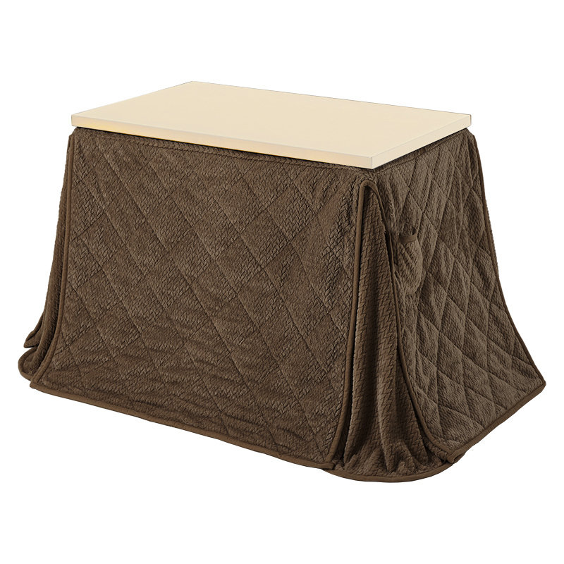 萩原 こたつ掛布団 ハイタイプ 90×60用 ブラウン ポカFH960-BR 1台（ご注文単位1台）【直送品】