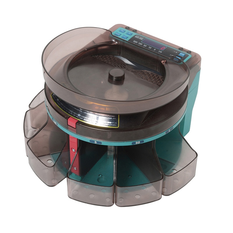 エンゲルス 硬貨選別機 コインソーター 電動式 SCS-200 1個(ご注文単位1台)【直送品】