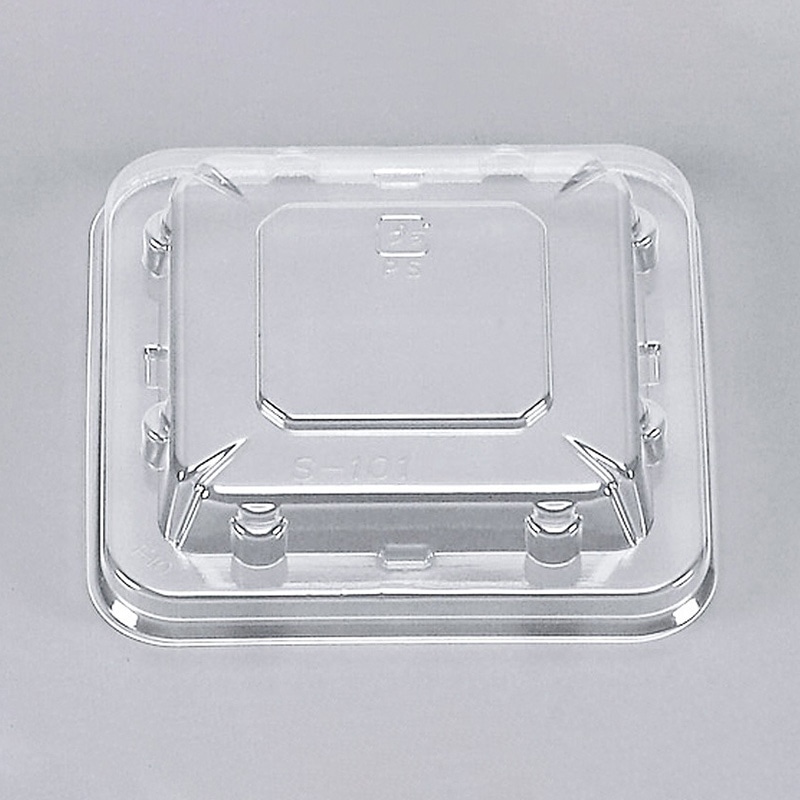 シーピー化成 惣菜容器 S-101 外嵌合蓋 100個/袋(ご注文単位10袋)【直送品】