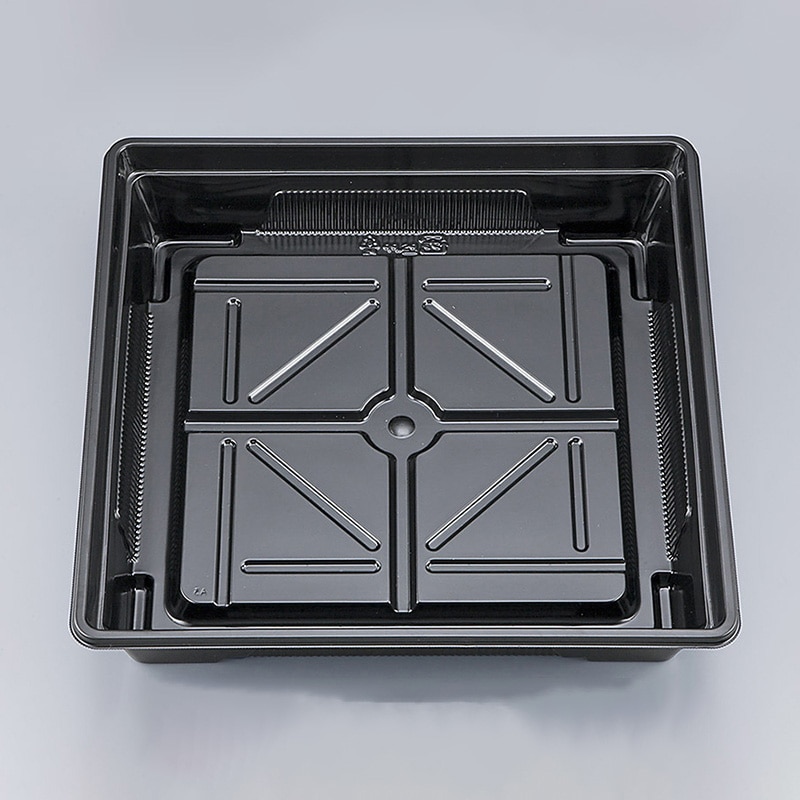 シーピー化成 弁当容器　本体 BFO-40（N） 黒 50枚/袋（ご注文単位12袋）【直送品】