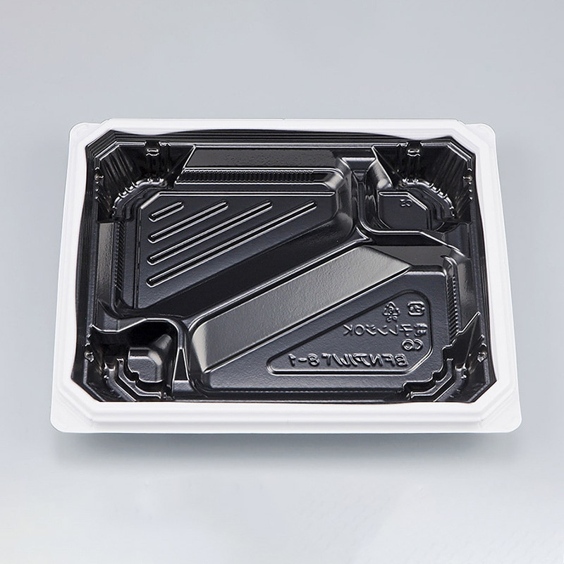 シーピー化成 弁当容器　BFNアルバ　本体 8-1 BW 50枚/袋（ご注文単位12袋）【直送品】