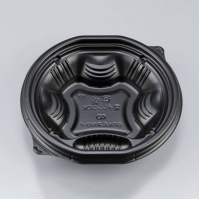 シーピー化成 丼容器　BFN丸丼　本体 180-1 黒 50枚/袋（ご注文単位12袋）【直送品】