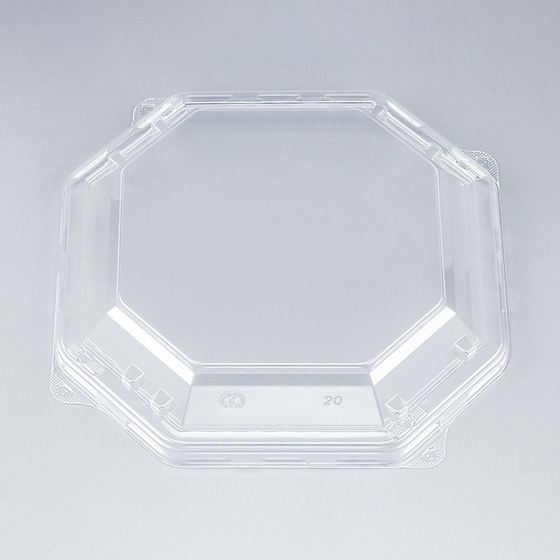 シーピー化成 弁当容器 BFNアルバ 外嵌合蓋 八角20 50枚/袋(ご注文単位12袋)【直送品】