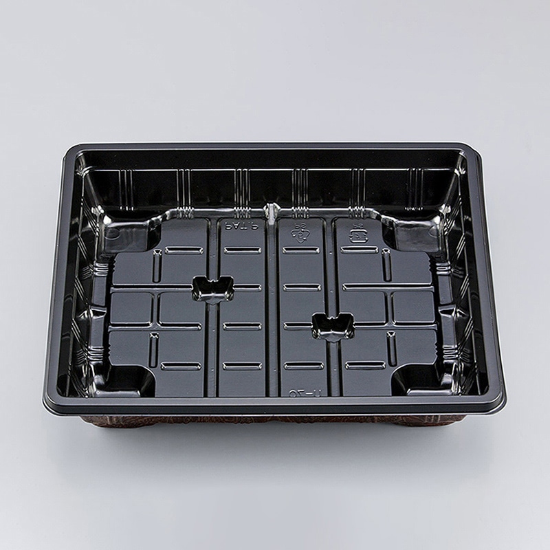 シーピー化成 仕出し弁当容器 本体 U-70（B） 大輪 20枚/袋（ご注文単位16袋）【直送品】