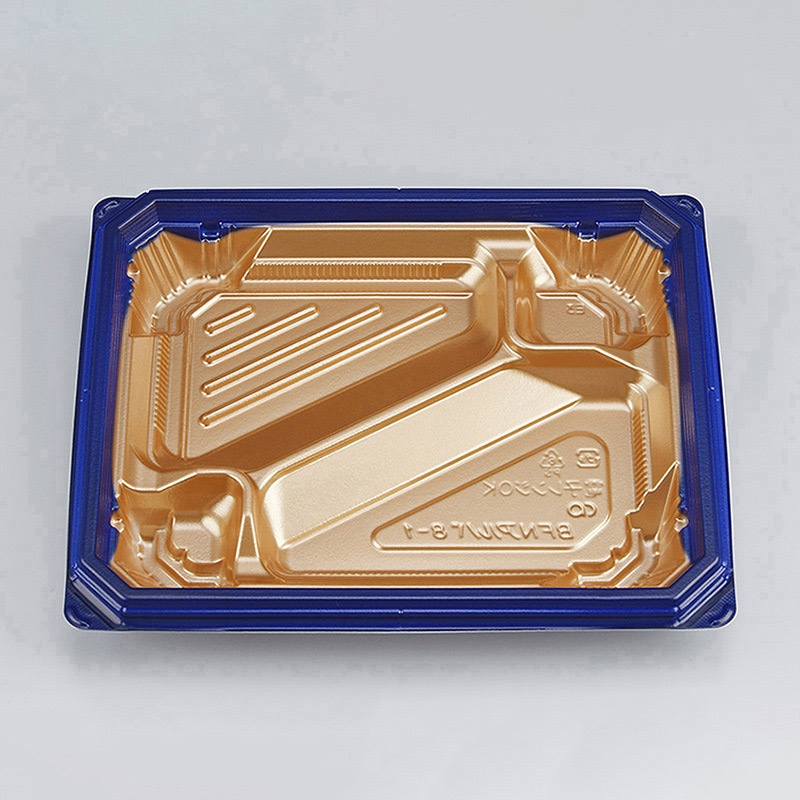 シーピー化成 弁当容器 BFNアルバ 本体 8-1 ロゼGN 50枚/袋(ご注文単位12袋)【直送品】