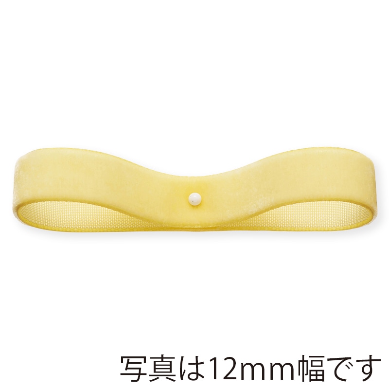 東京リボン リボン　シングルベルベット　26002 9×10 #95　クリーム 1巻（ご注文単位1巻）【直送品】