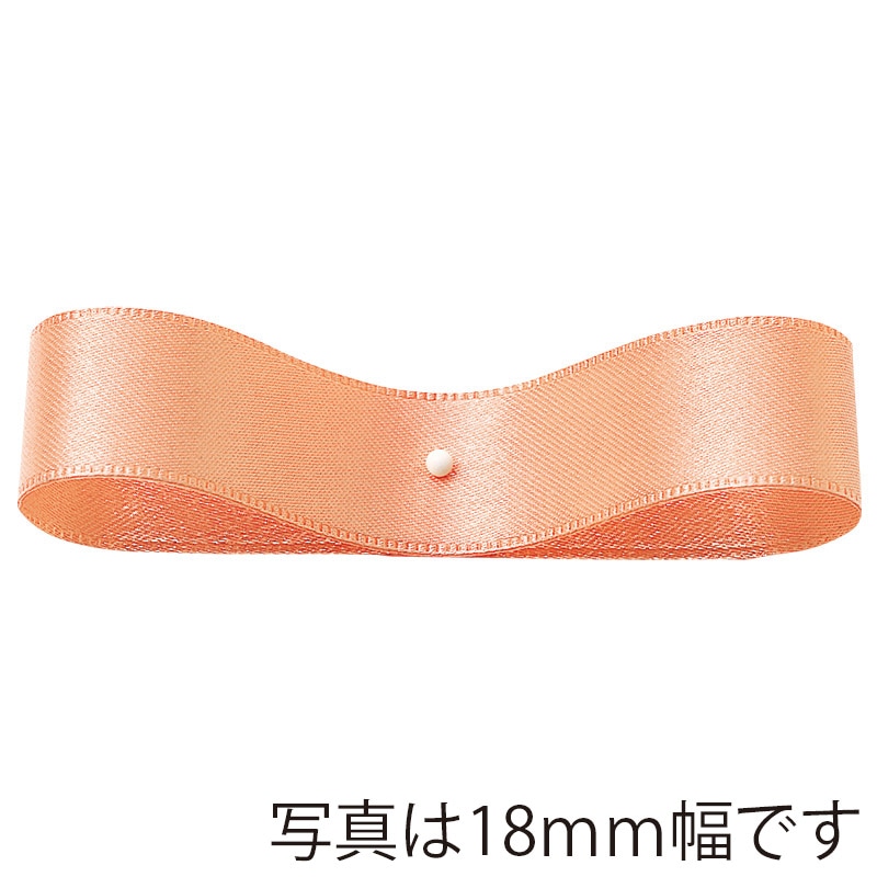 東京リボン リボン DSサテン 28900 6×30 #9 ピーチ 1巻(ご注文単位1巻)【直送品】