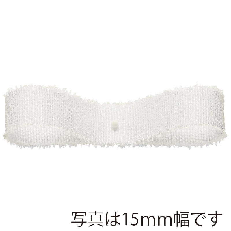 東京リボン リボン　シャギーグログラン　48502 25×10 #1　ホワイト／ホワイト 1巻（ご注文単位1巻）【直送品】