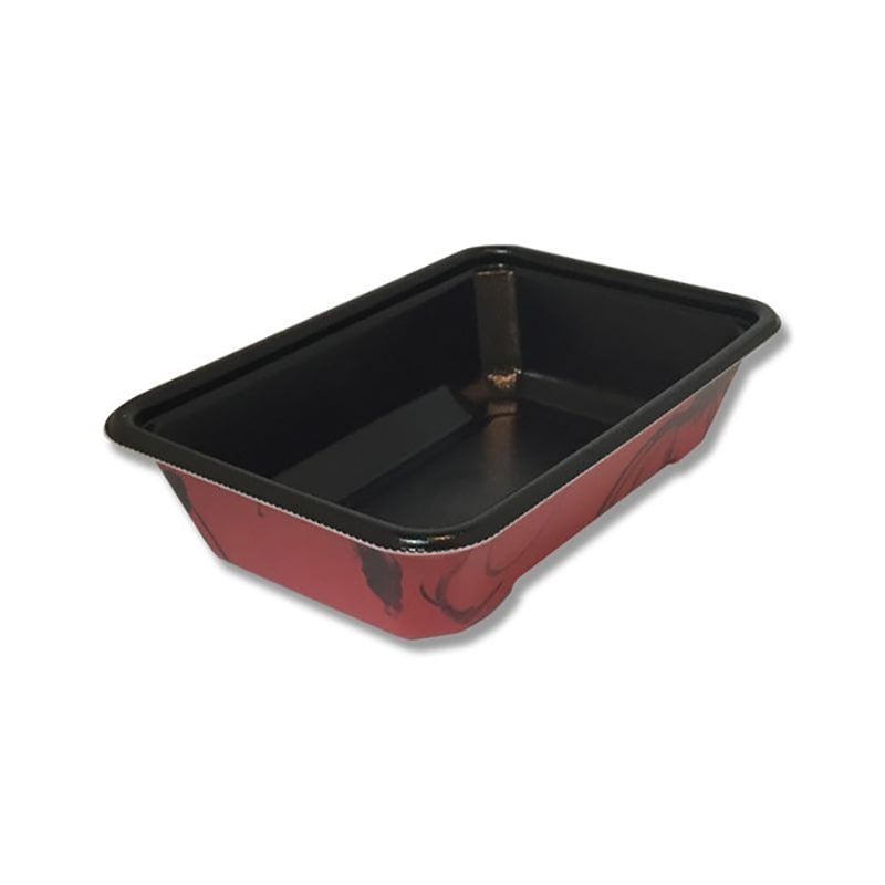 エフピコチューパ 弁当容器　MFP極み重　本体 73 会津赤 50枚/袋（ご注文単位12袋）【直送品】
