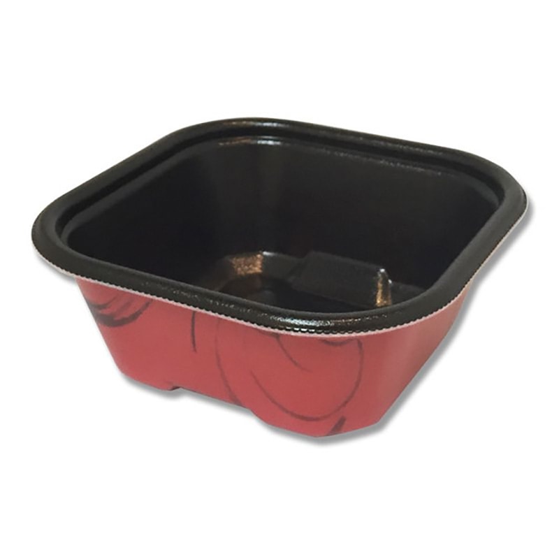 エフピコチューパ 弁当容器　MFP極み重　本体 77 会津赤 50枚/袋（ご注文単位12袋）【直送品】