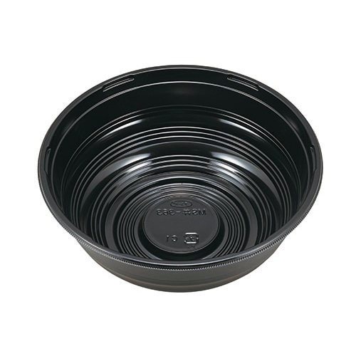 エフピコチューパ 丼容器　MS丼-363　本体  黒 50枚/袋（ご注文単位12袋）【直送品】