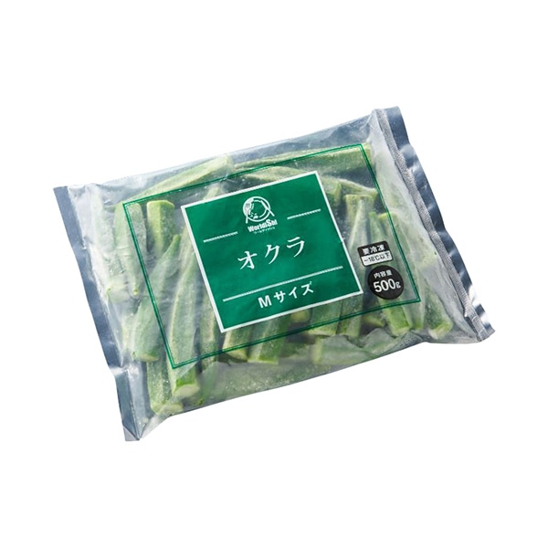 神栄 オクラ Mサイズ 500g 冷凍 1パック※軽(ご注文単位1パック)※注文上限数12まで【直送品】
