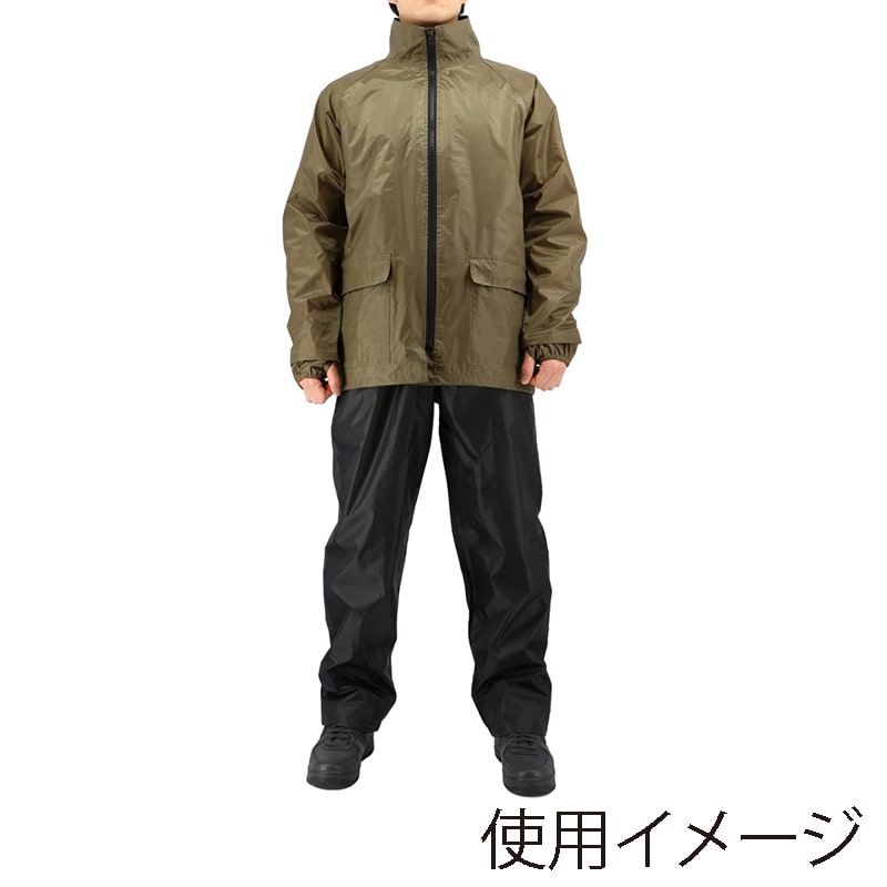 弘進ゴム ストームバスター リュック対応レインスーツ B-1200 ブラウン 3L 1枚(ご注文単位1枚)【直送品】