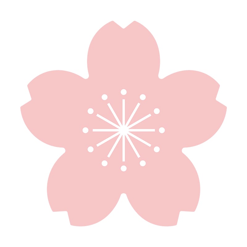 ヒカリ紙工 シール　SMラベル 120枚入 イ3983 花桜　1袋（ご注文単位1袋）【直送品】