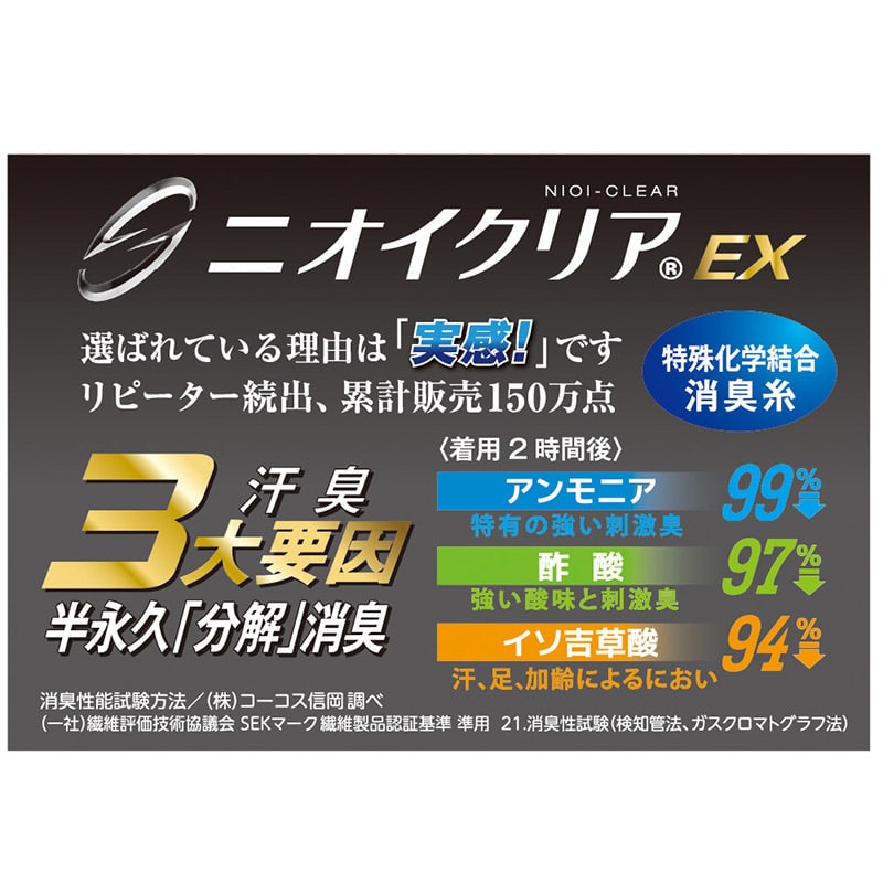 コーコス信岡 ニオイクリア エコ制電 長袖ポロシャツ AE-1728 ブラック LL 1枚（ご注文単位1枚）【直送品】