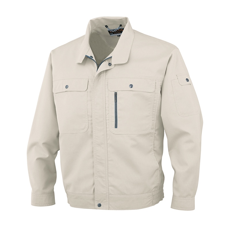 コーコス信岡 エコストレッチ 長袖ブルゾン H-191 ストーングレー SS 1枚（ご注文単位1枚）【直送品】