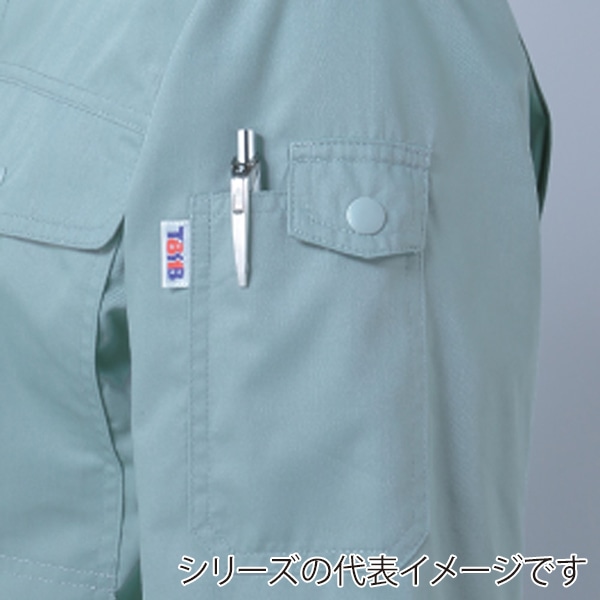 コーコス信岡 製品制電 半袖ブルゾン J-560 モスグリーン M 1枚（ご注文単位1枚）【直送品】