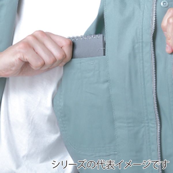 コーコス信岡 製品制電 半袖ブルゾン J-560 モスグリーン M 1枚（ご注文単位1枚）【直送品】