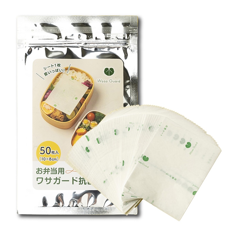 虎変堂 抗菌シート ワサガード 紙 80×100mm 7A511 1袋(ご注文単位1袋)【直送品】
