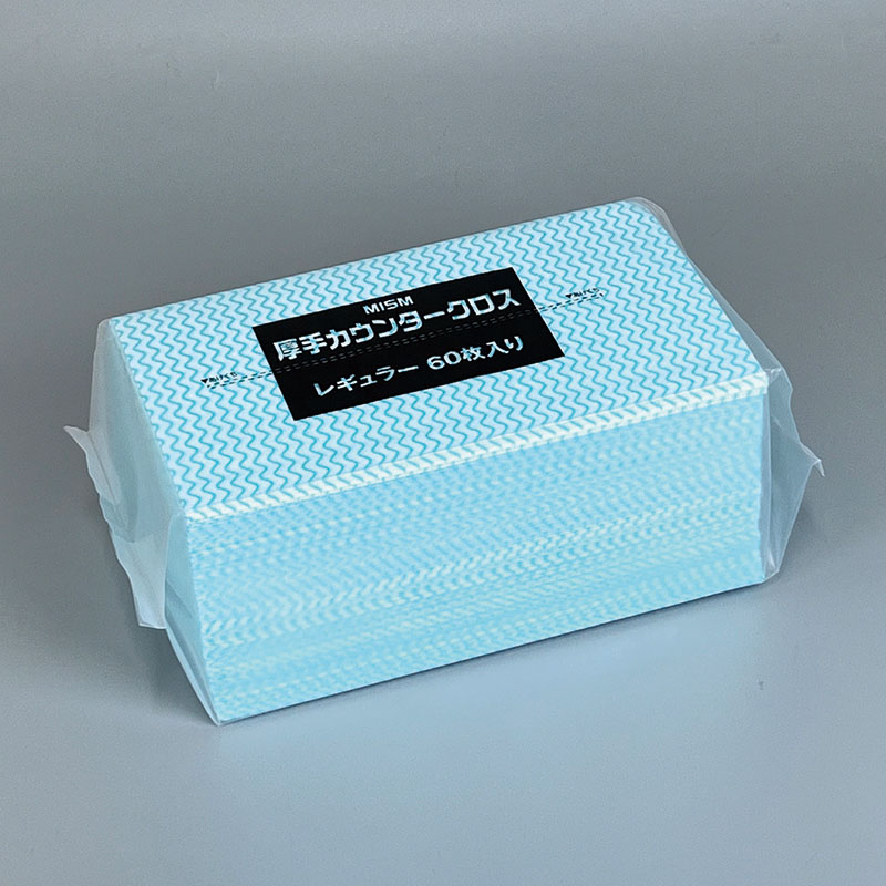ヒメプラ カウンタークロス レギュラー厚手 CC-202 グリーン 60枚/袋(ご注文単位6袋)【直送品】