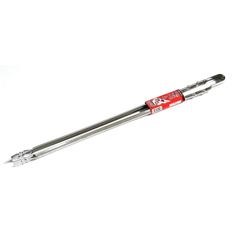 JEJアステージ ステンレス炭バサミ 600mm シルバー 1個（ご注文単位20個）【直送品】