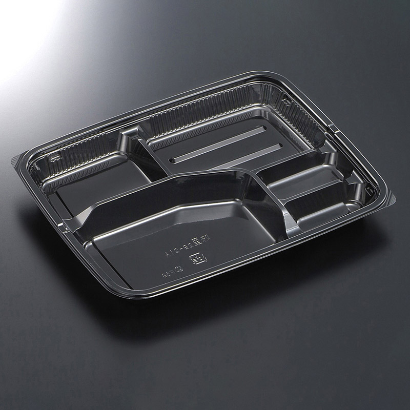 中央化学 弁当容器 HSA味里 本体 26-21A BK 50枚/袋（ご注文単位12袋）【直送品】