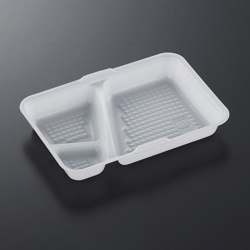 中央化学 弁当容器 CFランチBOX 中仕切 ランチBOX-2  50枚/袋（ご注文単位16袋）【直送品】