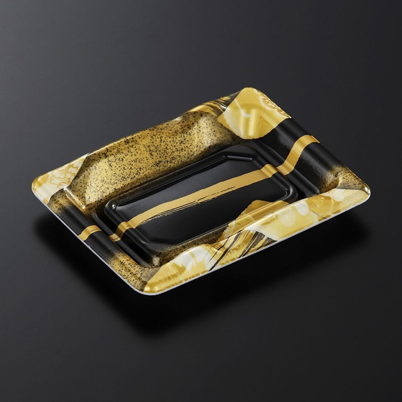 中央化学 寿司容器 豊味 本体 2-1 帯代BK 50枚/袋（ご注文単位48袋）【直送品】