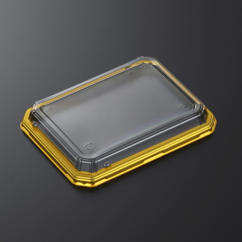 中央化学 お重容器 SD冨重 金蓋 K16-12 50枚/袋(ご注文単位12袋)【直送品】