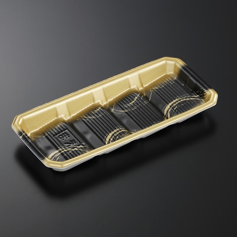 中央化学 精肉トレー DAT 22-10 くろがね 50枚/袋（ご注文単位24袋）【直送品】