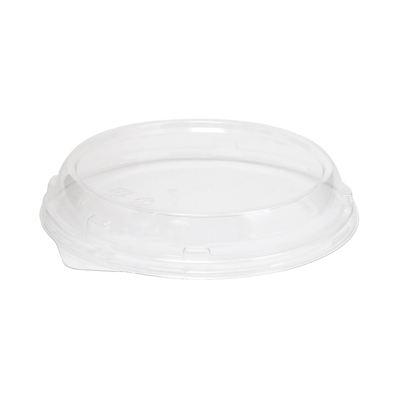 リスパック 食品容器 バイオカップ（クリーンカップ） 丸型 129パイFSL 外嵌合蓋 50個/袋