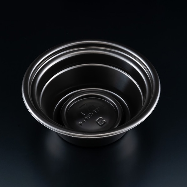 リスパック 丼容器　テイク丼　本体 170B　黒 RHDT751 50枚/袋（ご注文単位8袋）【直送品】